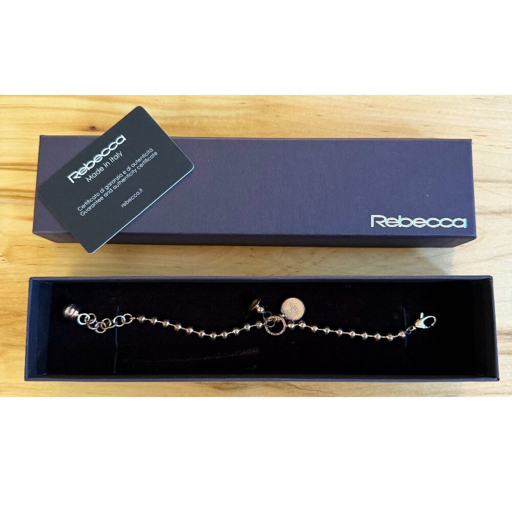 Rebecca Made in Italy Rose Gold Tone Bracelet